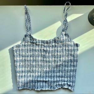 BRANDY MELVILLE: SMOCKED SUMMER CROP TOP 🦋⚡️